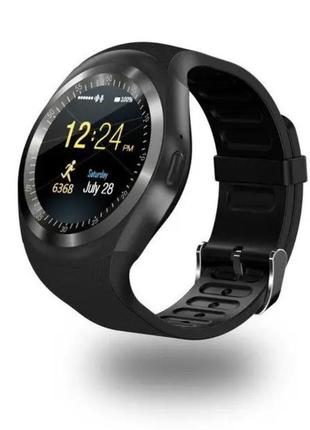 Умные смарт часы smart watch y1 (черные)