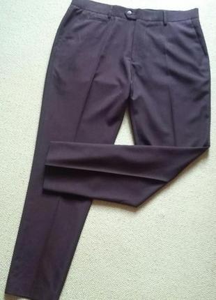 Модные мужские брюки цвет баклажан состояние новых saze 34