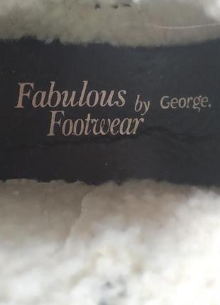 Нові стильні зручні і сапожки бренду fabuloos by footwear george uk 5 eur 384 фото