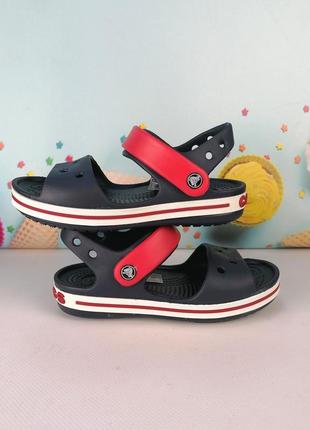 Дитячі сандалі kids crocband для  хлопчиків сині