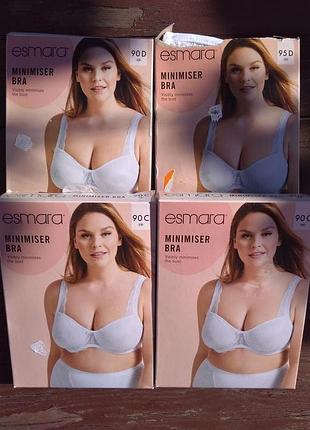90с/95в/95d esmara роскошный ультра комфортный кружевной бюстгальтер минимайзер
