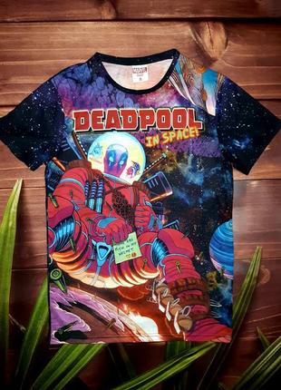 Уникальная футболка marvel deadpool1 фото