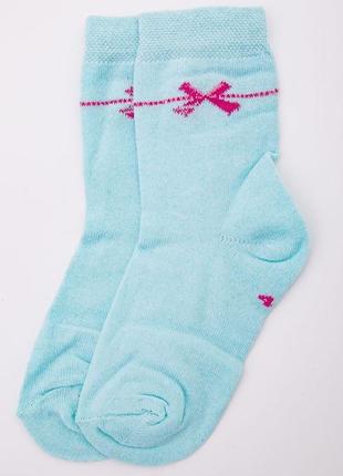 Дитячі шкарпетки для дівчаток м'ятного кольору 167r620 75292