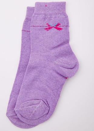 Детские носки для девочек сиреневого цвета 167r620 75298