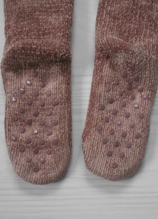 Тёплые носки с мехом тапочки 🌺3 фото