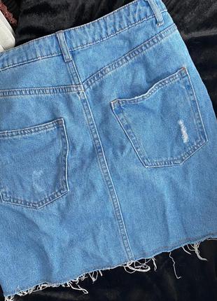 Джинсова спідниця джинсовая юбка h&m3 фото