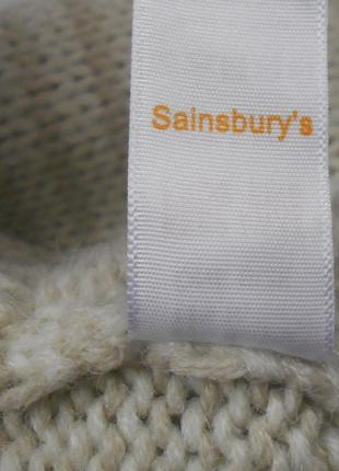 Теплые  длинные вязаные носки  sainsbury's2 фото