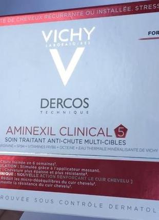 Dercos aminexil pro for women dercos aminexil clinical 5 засіб від випадіння волосся.