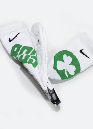 Баскетбольні шкарпетки nike boston celtics nba баскетбольные носки2 фото