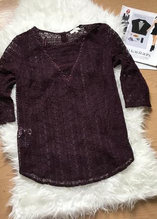 Кружевная блуза
