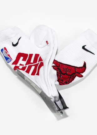 Баскетбольні шкарпетки nike chicago bulls nba баскетбольные носки2 фото