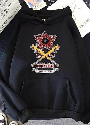 Худи с принтом "stranger things адский клуб"