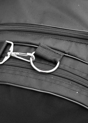 Мужская дорожная спортивная сумка пума puma черная тканевая прочная вместительная на 60 литров4 фото