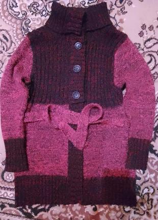 Шерстяная женская кофта