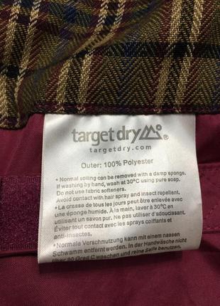 Фирменный утепленный плащ дождевик штормовка с капюшоном target dry в виде barbour4 фото