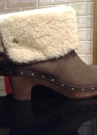 Супер ботильоны сабо на меху ugg, 27 cm по стельке3 фото