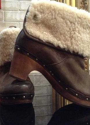 Супер ботильоны сабо на меху ugg, 27 cm по стельке4 фото
