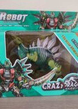Робот  динозавр трансформер crazy dragon