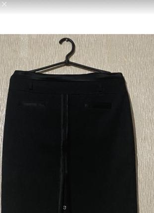 Чёрная юбка классическая на размер 48