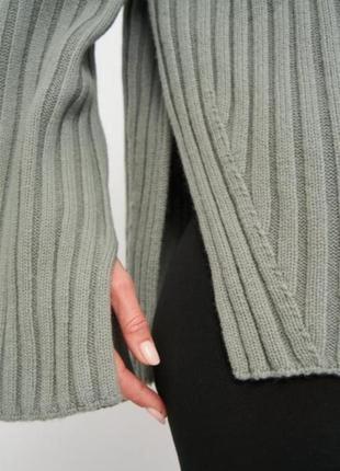 Приголомшливий, стильний светр з широкими довгими рукавами h&m. вовна3 фото