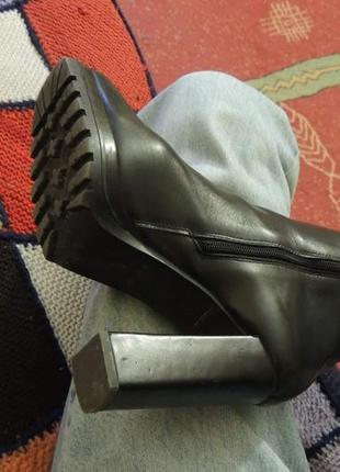 Ботинки с квадратным носком wojas, кожа2 фото