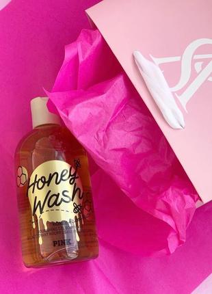 Гель для душу honey wash з серії pink від victoria’s secret 🍯💗1 фото