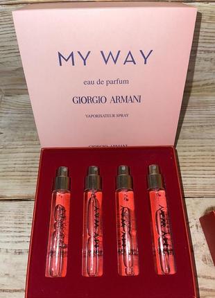 Подарунковий набір giorgio armani my way 4 по 11 мл - жіночі