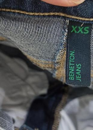 Скіні джинсові benetton на худеньку дівчинку 3-4 років3 фото