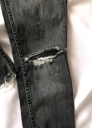 Джинси skinny zara, сірі джинси, джинси 3610 фото