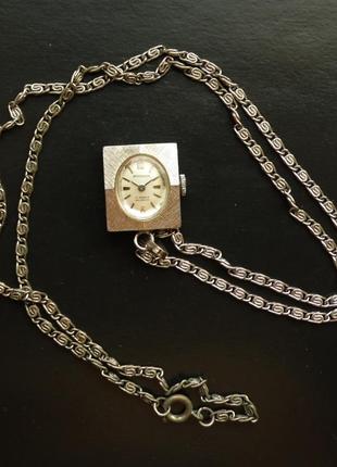 Rodania 17 jewels incabloc швейцарські вінтажні годинник-кулон