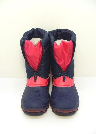 Дитячі зимові чобітки з підсвіткою дутики сноубутси р. 28-294 фото