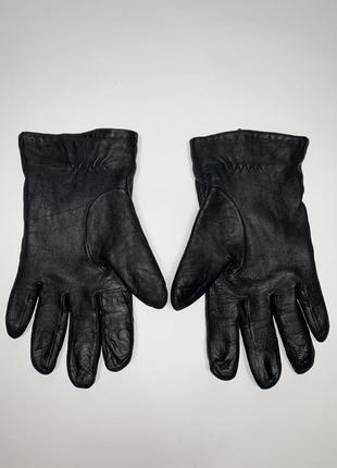 Женские кожаные перчатки на подкладке