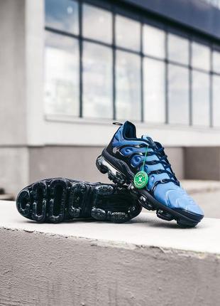 Мужские кроссовки nike vapormax plus tn blue#найк