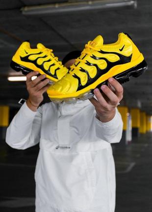 Мужские кроссовки nike air vapormax plus 'yellow' #найк