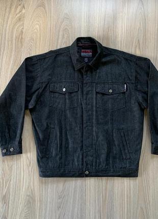 Мужская плотная винтажная джинсовая куртка fubu