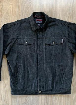 Мужская плотная винтажная джинсовая куртка fubu2 фото
