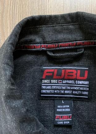 Мужская плотная винтажная джинсовая куртка fubu8 фото