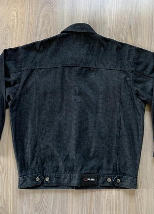 Мужская плотная винтажная джинсовая куртка fubu3 фото