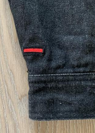 Мужская плотная винтажная джинсовая куртка fubu7 фото