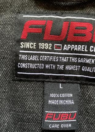Мужская плотная винтажная джинсовая куртка fubu9 фото