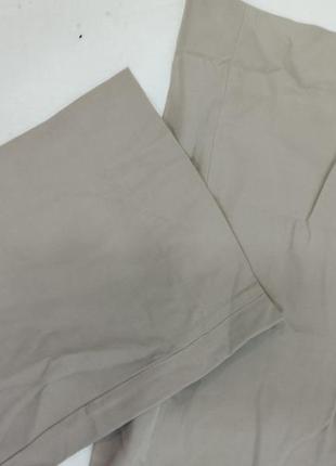Бежевые брюки трубы гладкий материал patrizia pepe3 фото