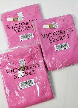 Стильный свободный свитшот кофта с надписью pink victoria's secret1 фото