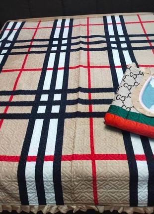 Велюрове стьобанне покривало