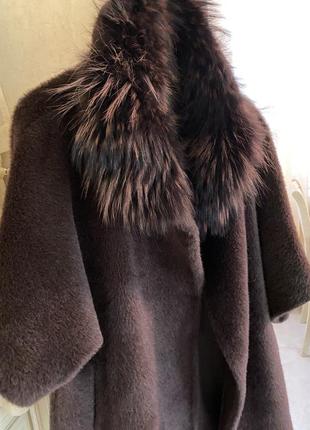Пальто шуба из альпаки в стиле chanel 38-40р.6 фото
