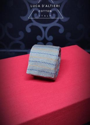 Краватка luca d'altieri, cotton, italy1 фото