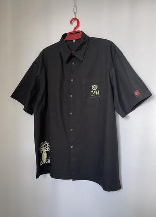 Maki company рубашка тенниска черная с баобабами лемуры мадагаскар3 фото