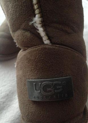 Ugg! оригинальные, замшевые, стильные сапоги-уги2 фото