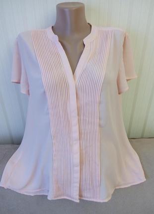 Блузка новая, нежно розового цвета, пог 55 см, новая