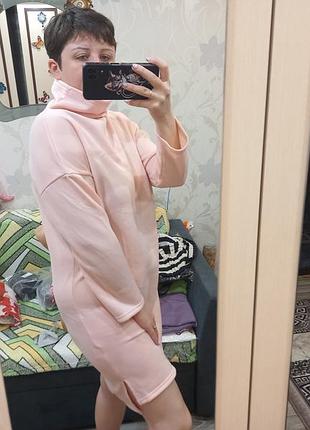 Теплое платье гольф
