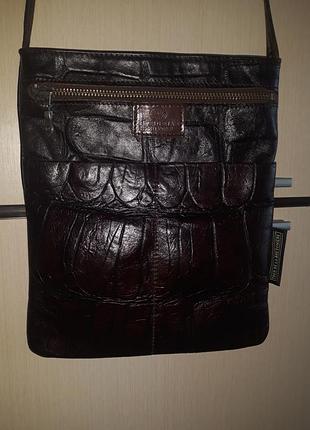 Кожаная дизайнерская сумка на/через плечо fred dela bretoniere